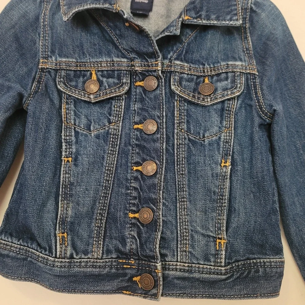 GAP Kids Blue Denim Button-Up Jean Jacket